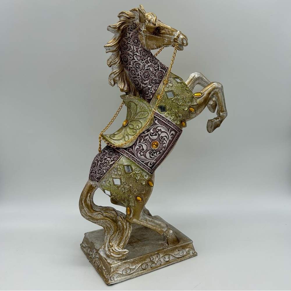 Horse Figurine Colorful Sculpture